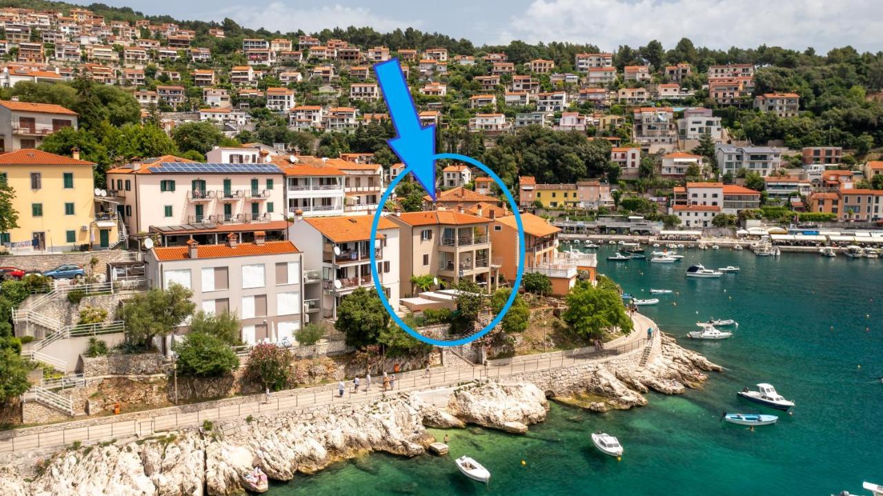 Seafront 2-Bedroom Apartment Nika - Rabac Zewnętrze zdjęcie
